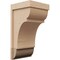 Ekena Millwork 11"W x 11"D x 22"H Wide Bryant Rough Cedar Woodgrain TimberThane Corbel, Primed Tan CORUR11X11X22BRYRCPR - alternate 1